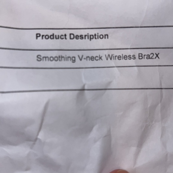 Very Light Pink Smoothing V-Neck Wireless Bra - Picture 7 of 7